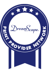 DreamScape Print Provider Network Badge (100Wx150H Pixels)