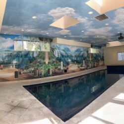 Gregory Tverye - LA Wall Graphics - Canvas - Private House - Indoor Pool 5 Gregory Tverye - LA Wall Graphics - Canvas - Private House - Indoor Pool 5