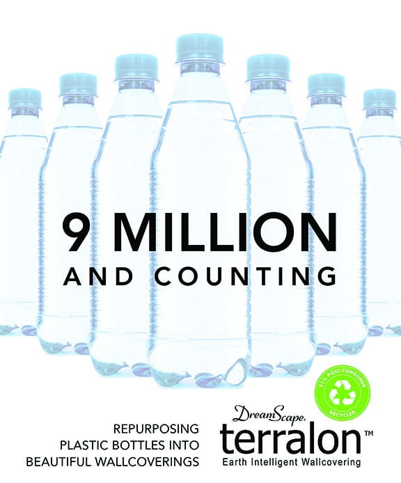 Dreamscape Terralon sustainability from over 9 million recycled bottles